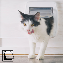 Drzwiczki dla psa i kota