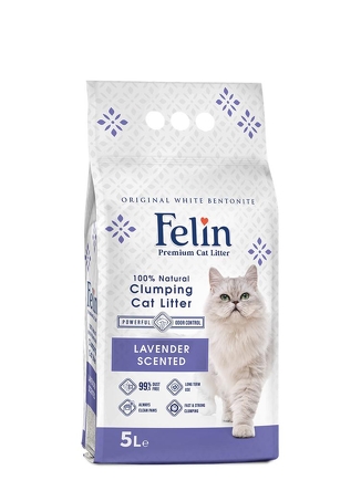 FELIN ŻWIREK LAWENDOWY BENTONITOWY 5l