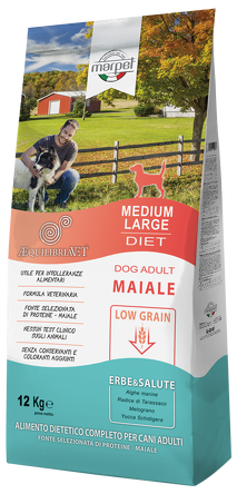 Marpet Æquilibriavet Low Grain Medium/Large Wieprzowina-  Monoproteinowa Sucha Karma Dla Psów 1,5kg 