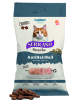 SERRANO Snacks CATS przysmak dla kota ANTI HAIRBALL KURCZAK 50g