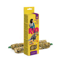 RIO Kolby dla papużek małych i średnich z miodem i orzechami zestaw 2x75g
