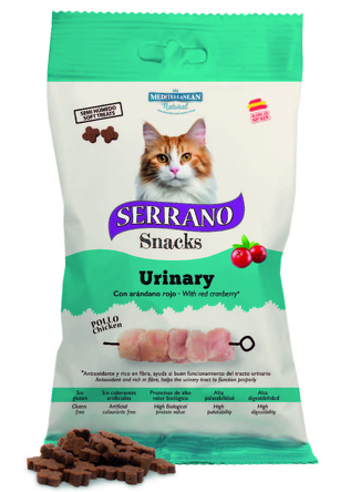 SERRANO Snacks CATS przysmak dla kota URINARY KURCZAK 50g