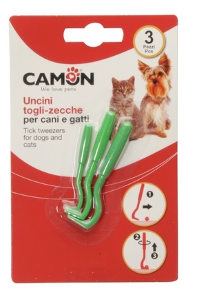 CAMON HACZYKI DO USUWANIA KLESZCZY 3szt.