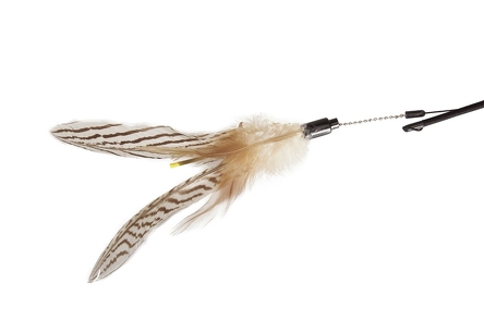 CAMON CAT TOY WĘDKA 90cm Z PIÓRKAMI