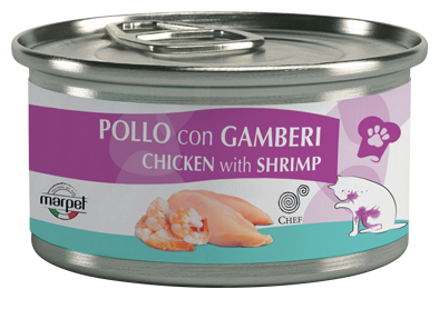 Marpet Chef Kurczak z Krewetką- Uzupełniająca Mokra Karma Dla Kota 80g