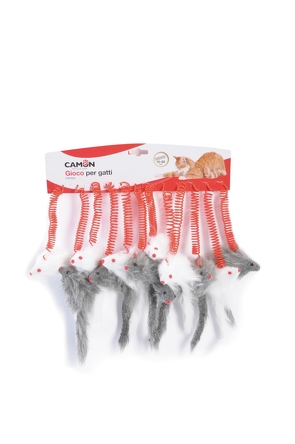CAMON CAT TOY CRAZY MOUSE NA SPRĘŻYNCE