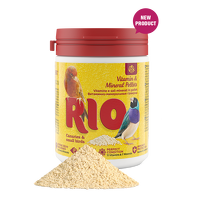 RIO Granulat witaminowo-mineralny dla kanarków, ptaków egzotycznych i innych małych ptaków 120g