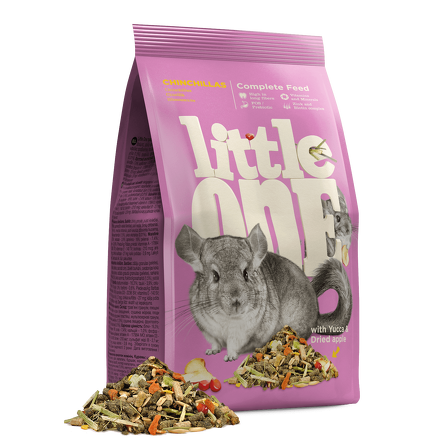 Little One pokarm dla szynszyli z ekstraktem z Juki i suszonym jabłkiem 400g