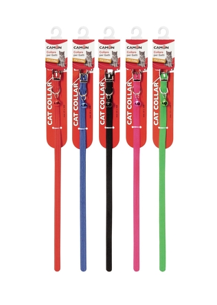 CAMON OBROŻA ELASTYCZNA Z KLAMRĄ 10x300mm  DLA KOTA