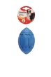 CAMON DOG TOY Zabawka dla psa - Gumowa piłka do rugby z piszczałką 13cm AD0761 - 2