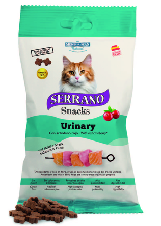 SERRANO Snacks CATS przysmak dla kota URINARY ŁOSOŚ 50g