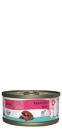 Marpet Chef Wołowina- Uzupełniająca Mokra Karma Dla Kociąt 80g