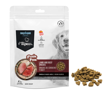 TAPAS GOURMET GF przysmak treningowy JAGNIĘCINA/WOŁOWINA 150g