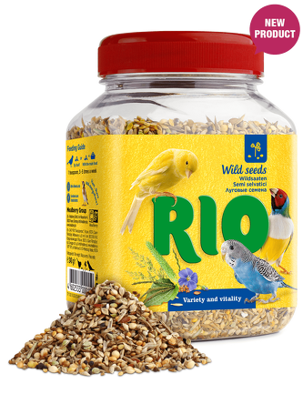 Rio mieszanka WILD, dzikie ptaki, papużki faliste, kanarki 240g