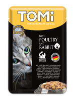TOMI 100G drób z królikiem w sosie