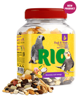 Rio mix owoców i orzechówk dla papużek i papug 240g