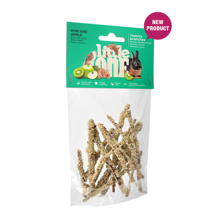 Little One Yummy gałązki z kiwi i jabłkiem  35g