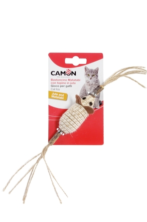 CAMON CAT TOY MATATABI KIJ Z MYSZĄ JUTOWĄ