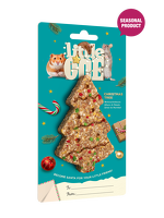 LITTLE ONE Chritmas chrupiąca choinka - przysmak chomik, szczur,  mysz 45g 32480 (op.6szt.)