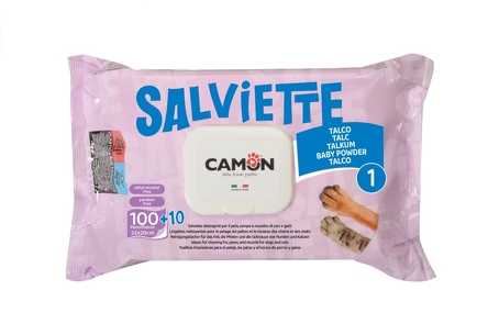 CAMON CHUSTECZKI OCZYSZCZAJĄCE PUDROWE 110szt LA084