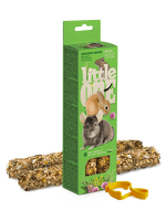 Kolby dla świnek morskich, królików, koszatniczek i szynszyli z trawą łąkową 2x55g