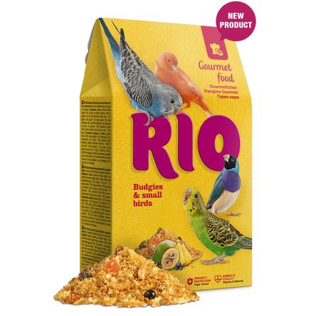 RIO GOURMET karma dla papużek falistych i małych ptaków 250g