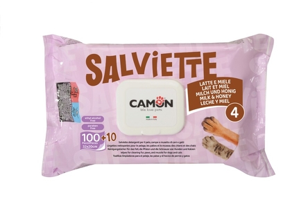 CAMON CHUSTECZKI OCZYSZCZAJĄCE MILK & HONEY 110szt LA086