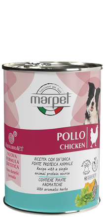 Marpet  Æquilibriavet Kurczak- Monobiałkowa Mokra Karma Dla Psa 400g
